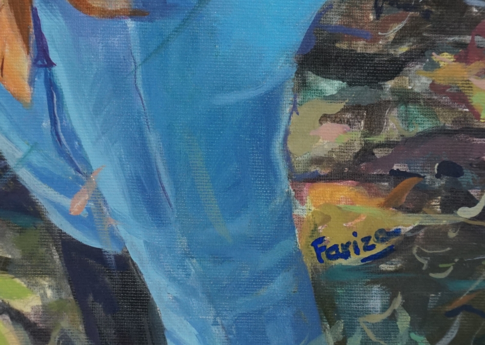 En el Jardín | Pintura de Amaya Fernández Fariza | Compra arte en Flecha.es