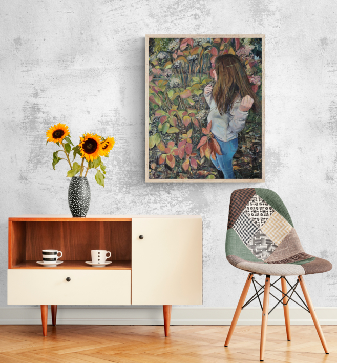 En el Jardín | Pintura de Amaya Fernández Fariza | Compra arte en Flecha.es