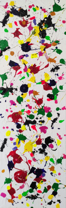 Constelación de color |Pintura de Remedios Rubiales | Compra arte en Flecha.es