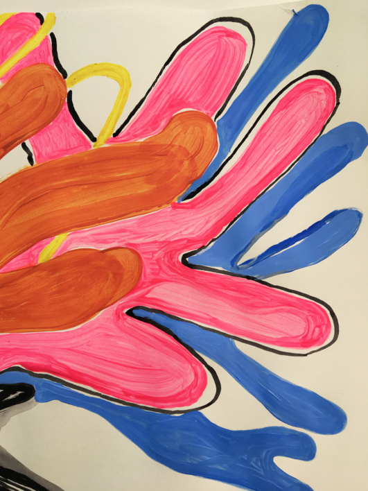 Bursting greek vase meets Matisse | Dibujo de Lisa | Compra arte en Flecha.es