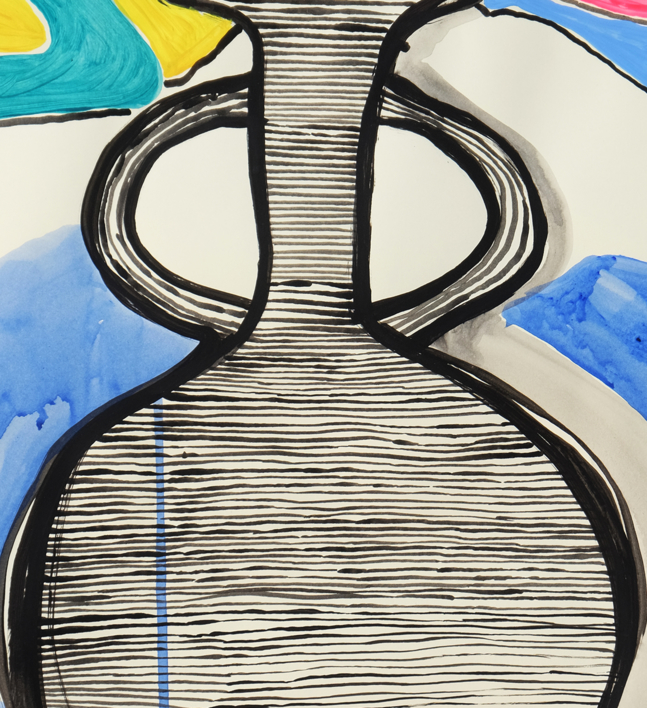 Bursting greek vase meets Matisse | Dibujo de Lisa | Compra arte en Flecha.es