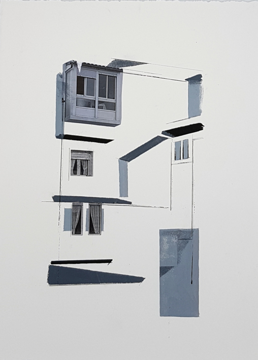 Castro |Collage de Virginia Moncalián | Compra arte en Flecha.es