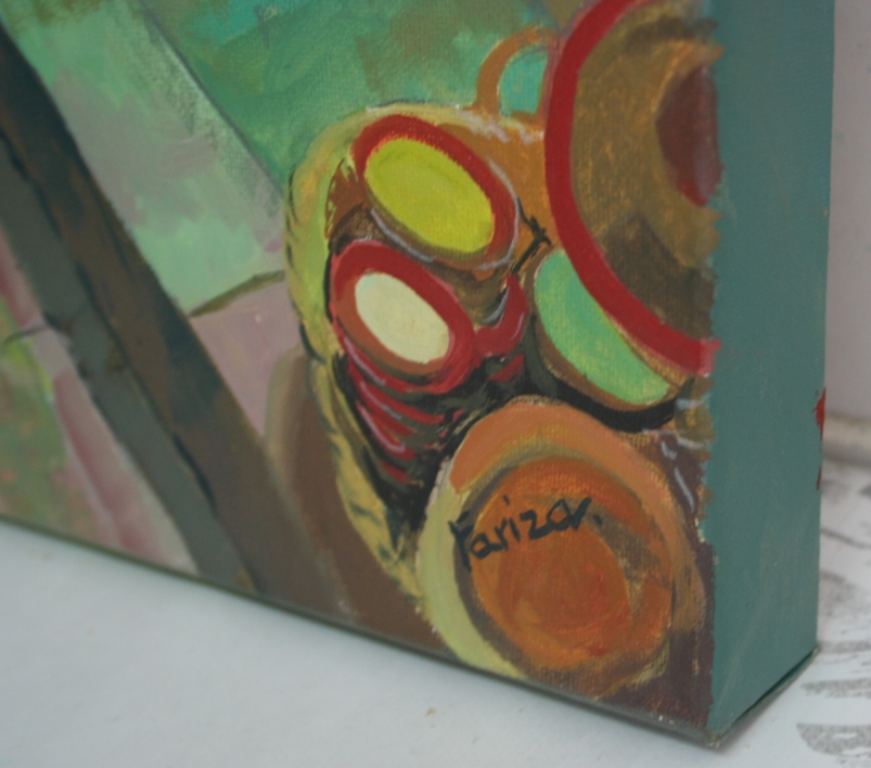 Mercadillo | Pintura de Amaya Fernández Fariza | Compra arte en Flecha.es