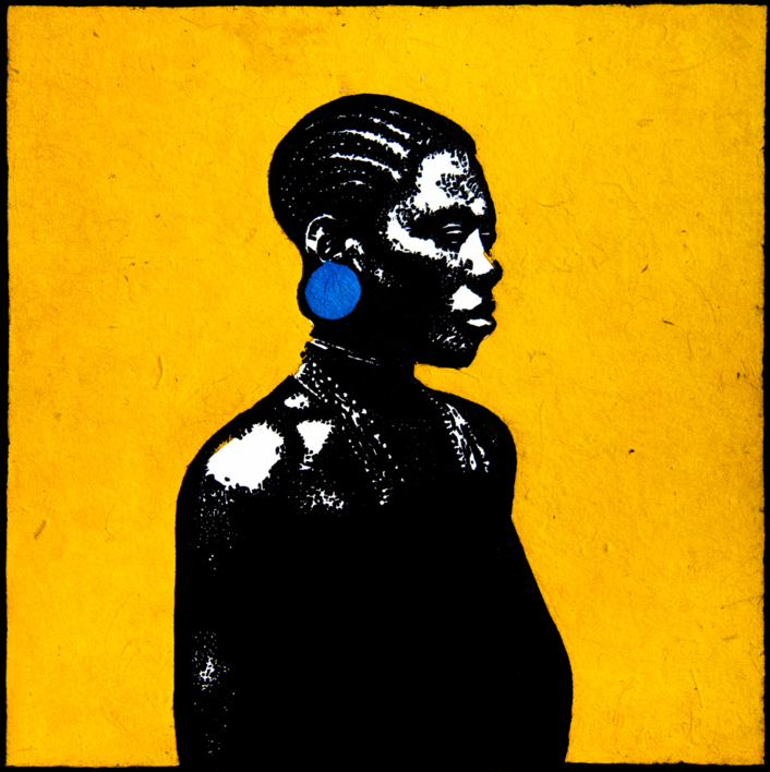 Pendiente |Collage de Alicia Calbet | Compra arte en Flecha.es