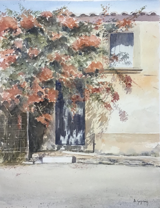 La casa abandonada |Pintura de Chela Grijelmo | Compra arte en Flecha.es