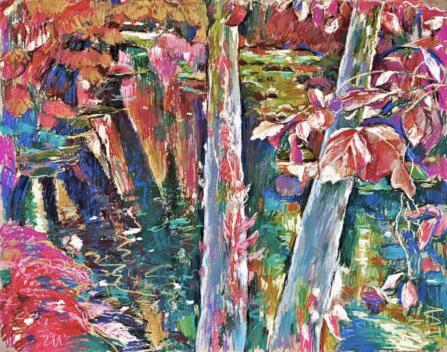 Río Tea I |Pintura de Manuel Luca de tena | Compra arte en Flecha.es