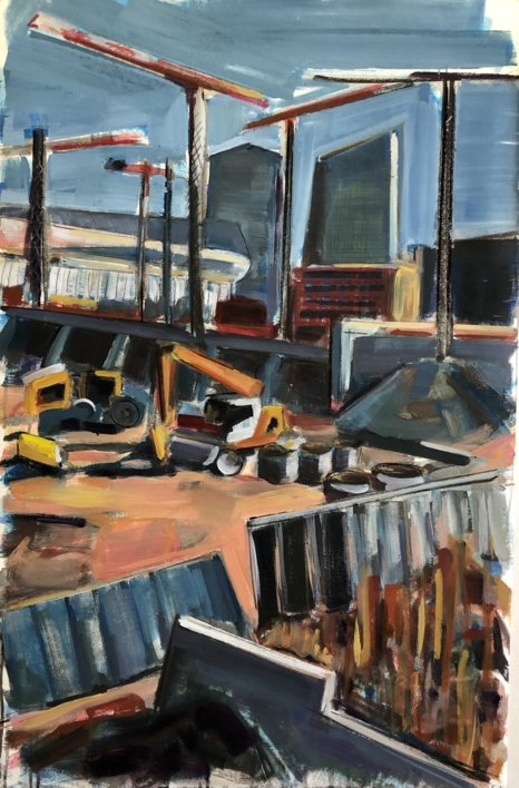 Les Grues |Pintura de Rosemary Chatin | Compra arte en Flecha.es