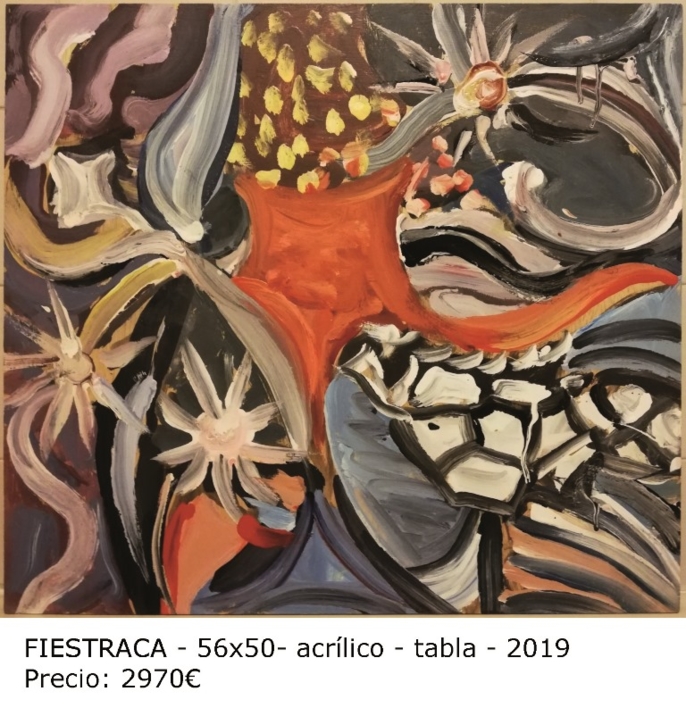Fiestraca |Pintura de Enrique Porta | Compra arte en Flecha.es