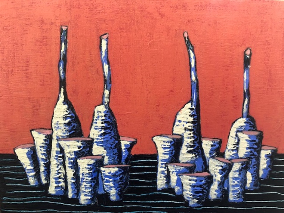 Serie Bodegones de Color Tamaño Medio nº1 |Pintura de Mercedes Azofra | Compra arte en Flecha.es