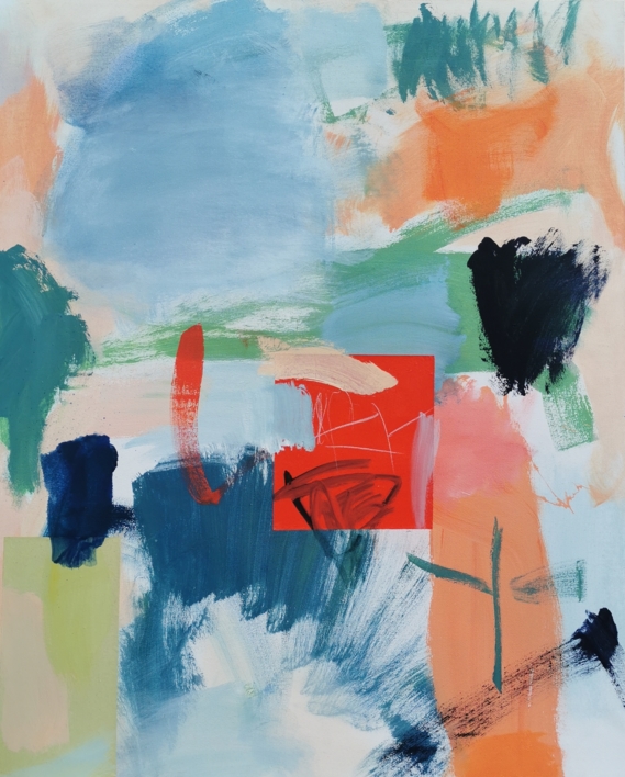 El rojo de todas las miradas |Pintura de Eduardo Vega de Seoane | Compra arte en Flecha.es