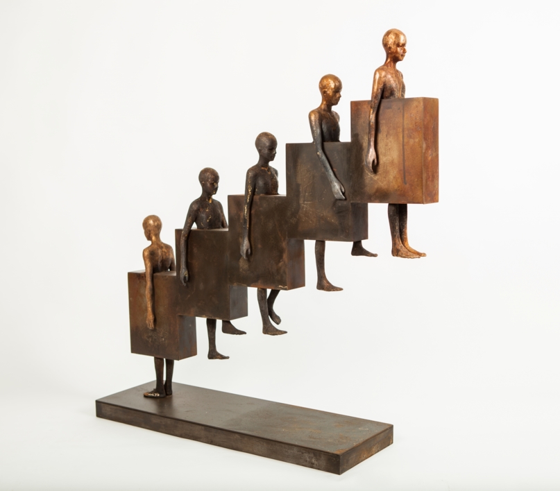 UPSTAIRS II | Escultura de Jesús Curiá | Compra arte en Flecha.es