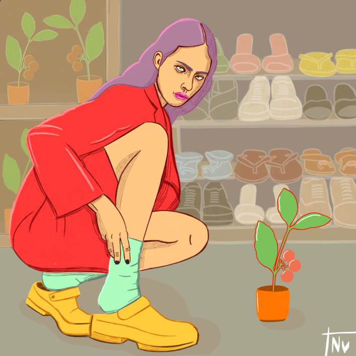 Shoes |Dibujo de Nux Vomica | Compra arte en Flecha.es