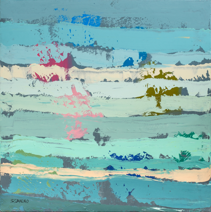 Díptico (paisajes abstractos) | Pintura de Susana Sancho | Compra arte en Flecha.es