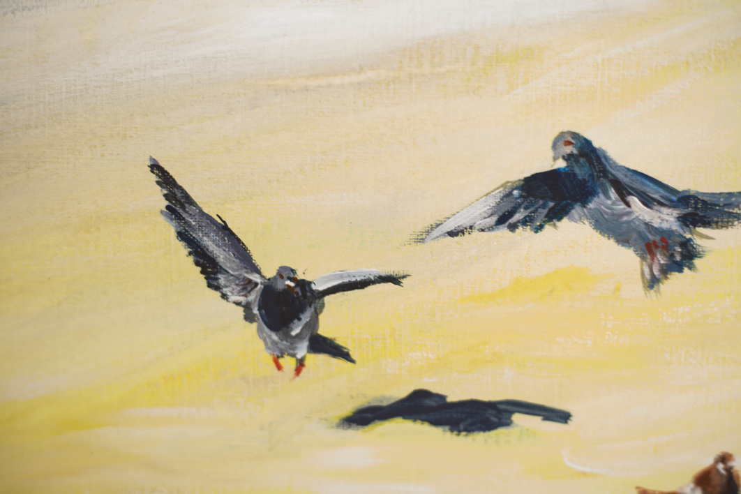 RUN LIKE NOBODIE IS WATCHING. L'ART DE VIVRE SERIES. | Pintura de Sasha Romm Art | Compra arte en Flecha.es