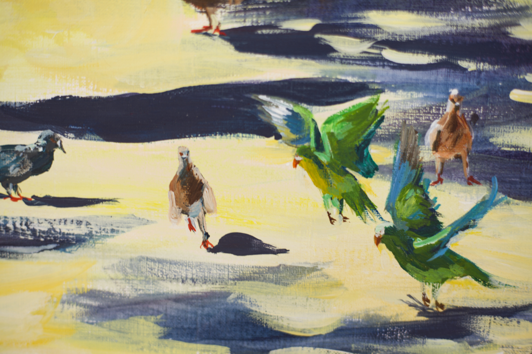 RUN LIKE NOBODIE IS WATCHING. L'ART DE VIVRE SERIES. | Pintura de Sasha Romm Art | Compra arte en Flecha.es