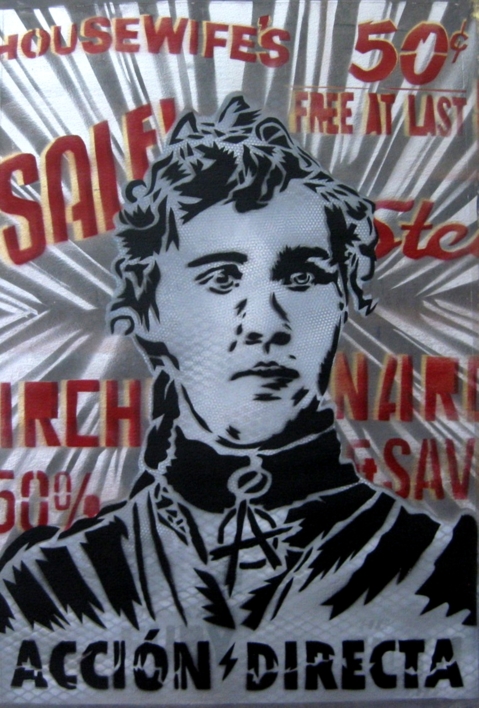 Voltairine de Cleyre |Pintura de Carlos Madriz | Compra arte en Flecha.es
