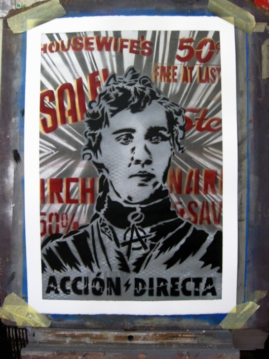 Voltairine de Cleyre | Pintura de Carlos Madriz | Compra arte en Flecha.es