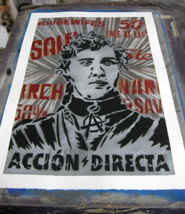 Voltairine de Cleyre | Pintura de Carlos Madriz | Compra arte en Flecha.es