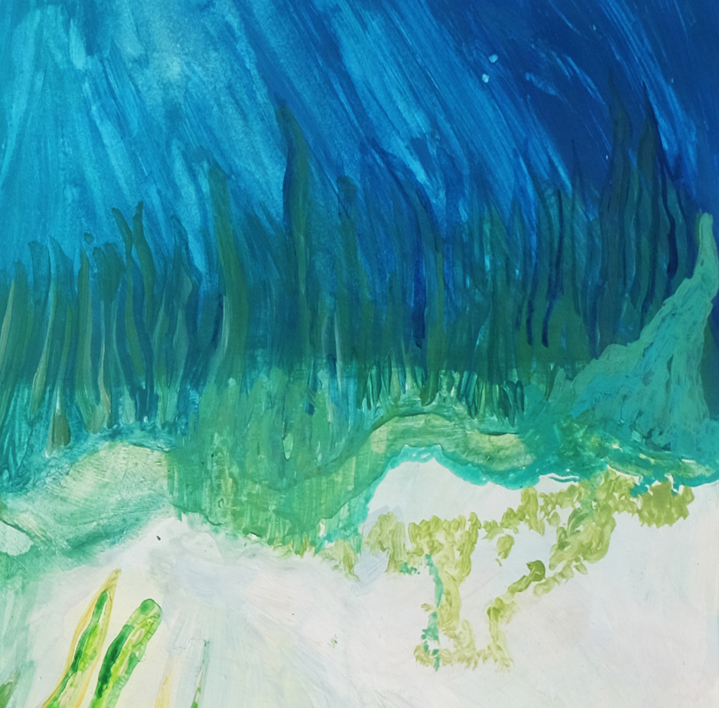 Floresta submersa | Pintura de Lisa | Compra arte en Flecha.es
