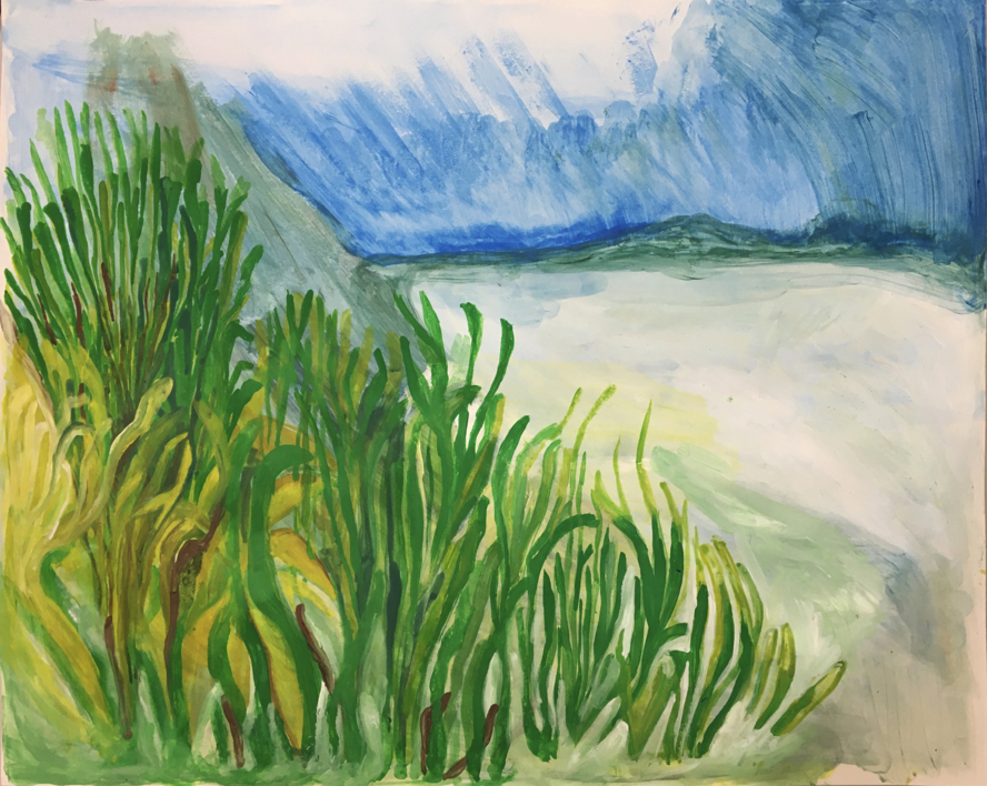 Floresta submersa | Pintura de Lisa | Compra arte en Flecha.es