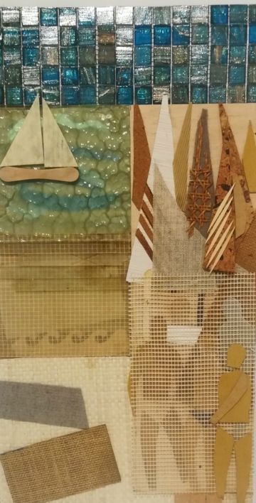PLAYA |Collage de Javier  Cabo | Compra arte en Flecha.es