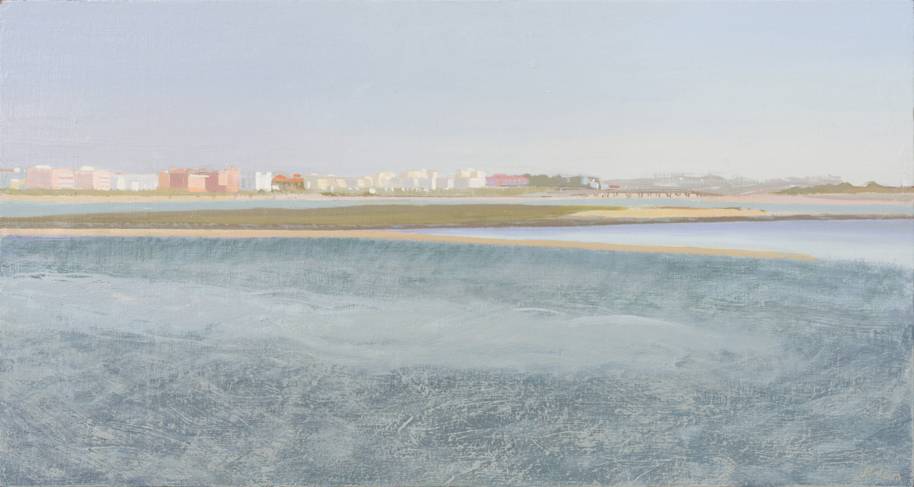 Isla Cristina, Punta del Caimán |Pintura de Ignacio Mateos | Compra arte en Flecha.es