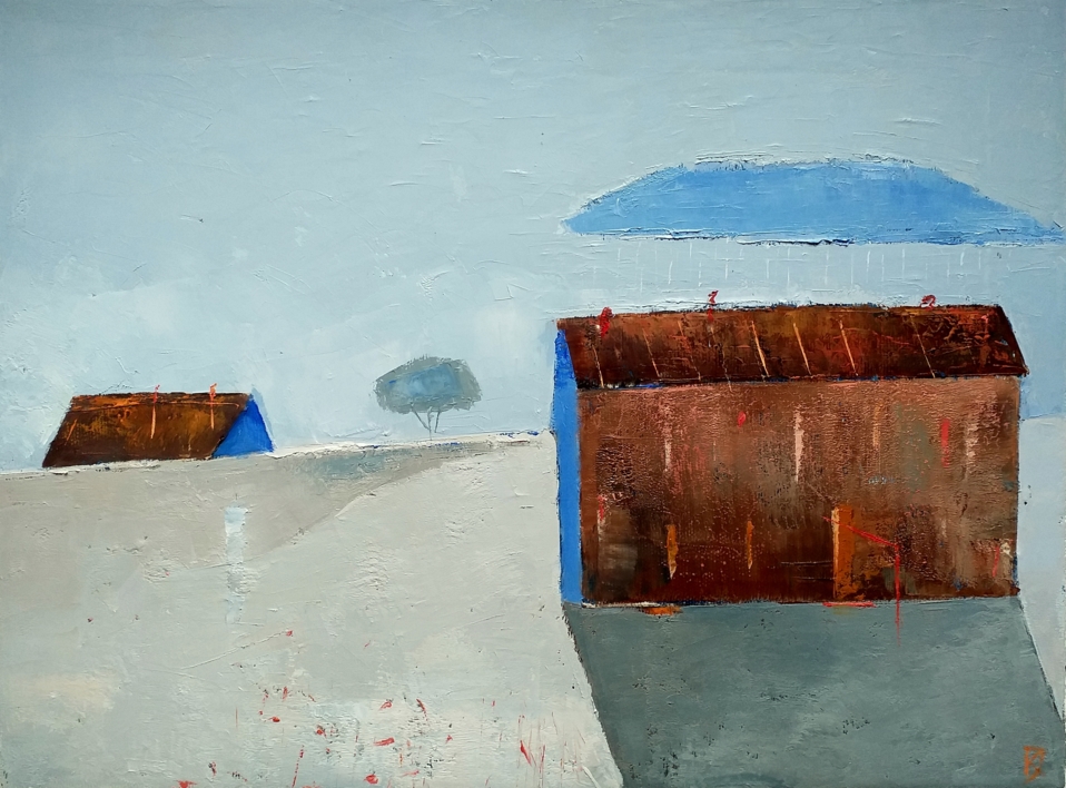 Winter Etude 2 |Pintura de Kestutis Jauniskis | Compra arte en Flecha.es
