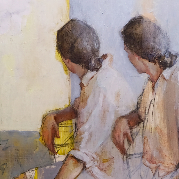 El caminante | Pintura de Pilar López Báez | Compra arte en Flecha.es