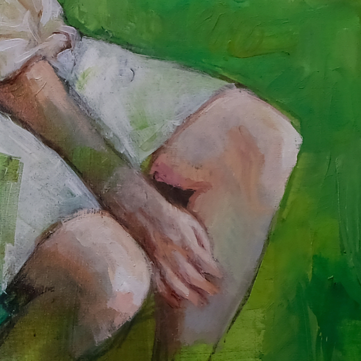 El caminante | Pintura de Pilar López Báez | Compra arte en Flecha.es