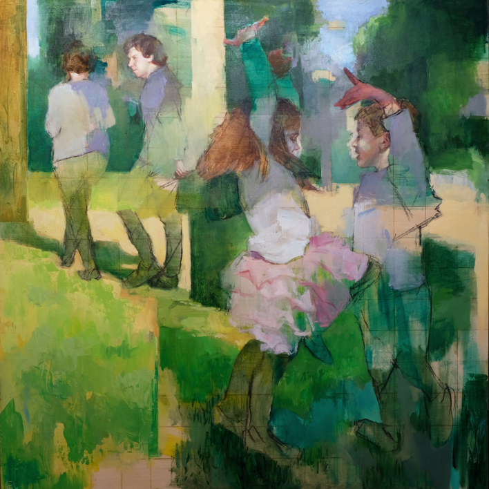 Los protagonistas |Pintura de Pilar López Báez | Compra arte en Flecha.es