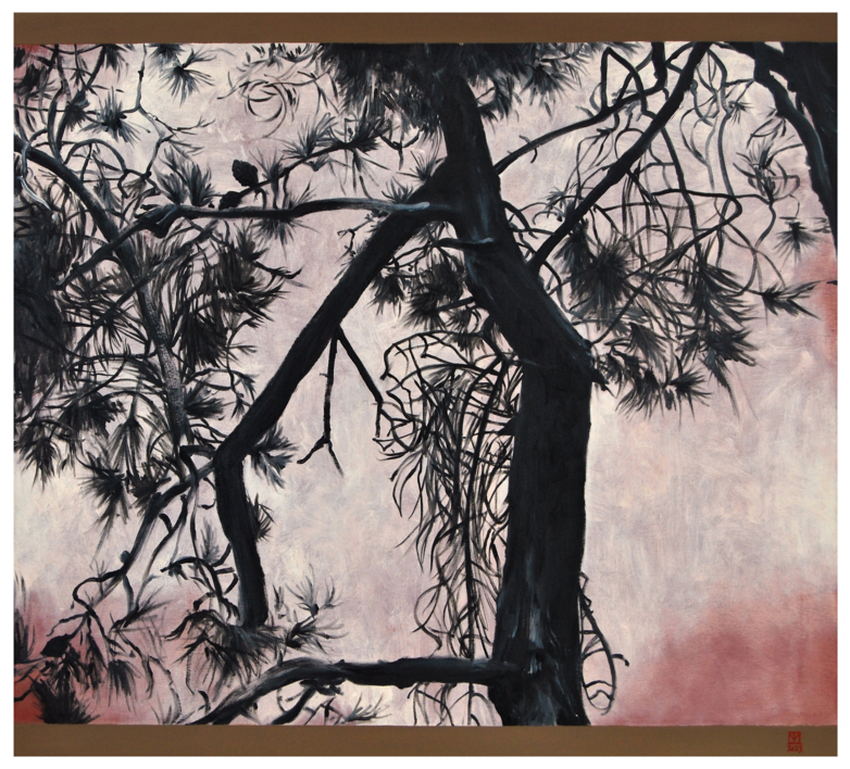 Pinos de un verano |Pintura de Manuel Luca de tena | Compra arte en Flecha.es