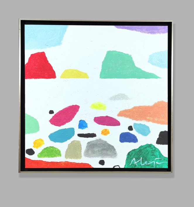 Cantos rodados | Pintura de ALEJOS | Compra arte en Flecha.es