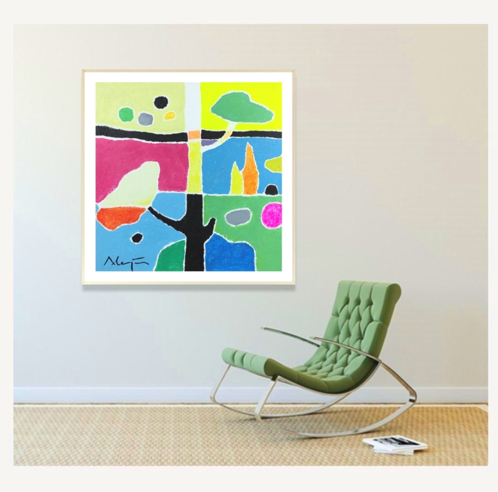 En la otra orilla | Pintura de ALEJOS | Compra arte en Flecha.es