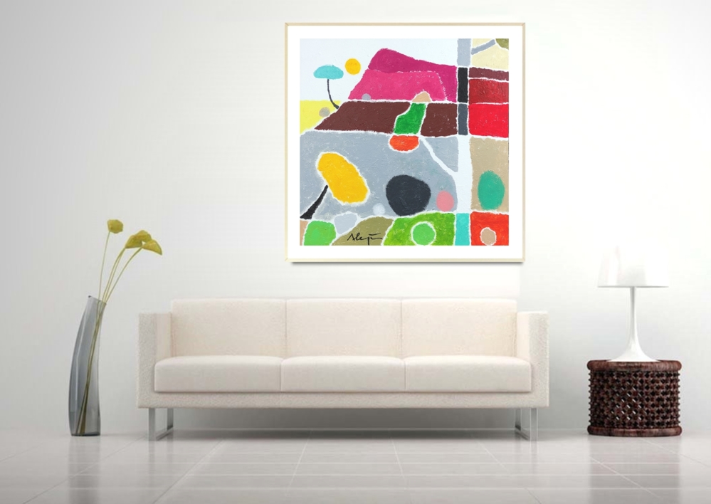 La montaña | Pintura de ALEJOS | Compra arte en Flecha.es