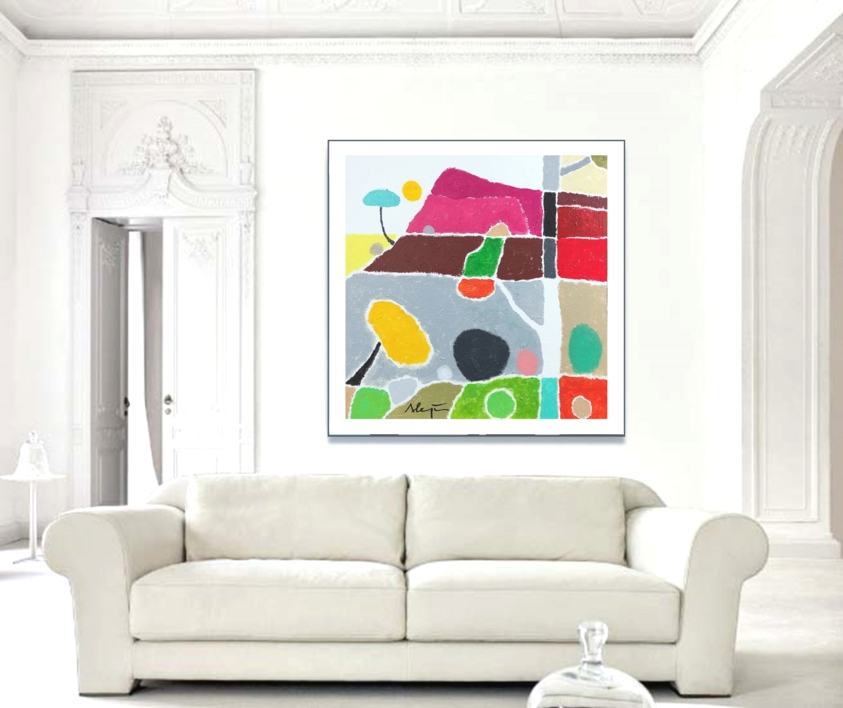 La montaña | Pintura de ALEJOS | Compra arte en Flecha.es
