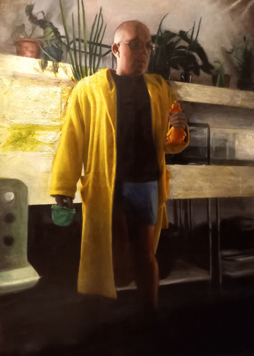 Retrato de mi hermano |Pintura de Eduardo Varela | Compra arte en Flecha.es