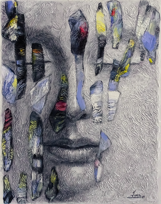 Personaje oculto 15 |Pintura de Juan Chamizo | Compra arte en Flecha.es