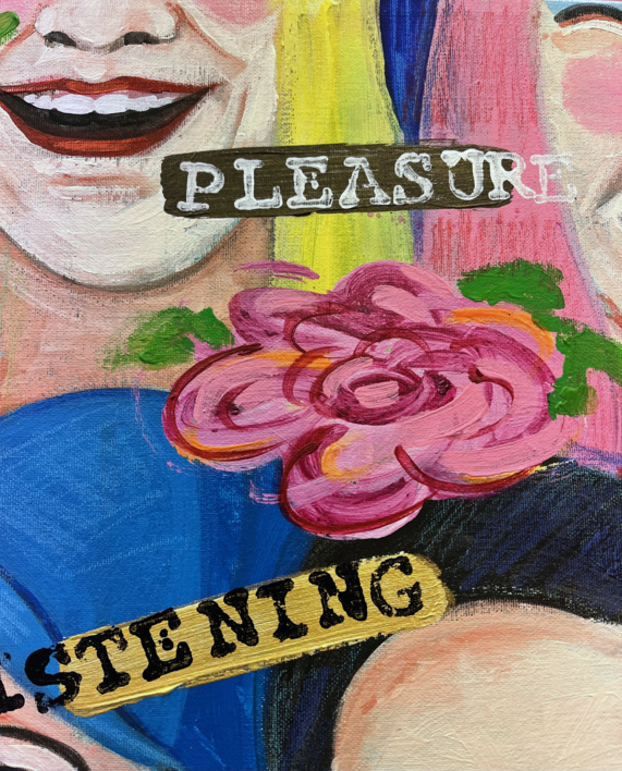 Happy People Love Flowers | Collage de María Burgaz | Compra arte en Flecha.es