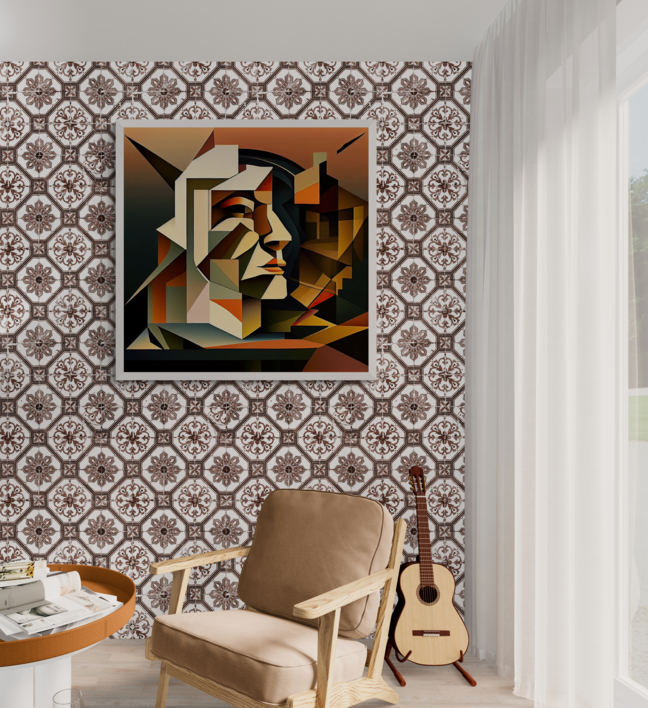 Arte Geometrico , Woman 2 | Digital de Leslie Alvarez | Compra arte en Flecha.es