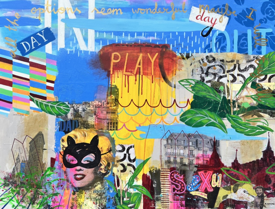 Day in, Day out |Collage de María Burgaz | Compra arte en Flecha.es