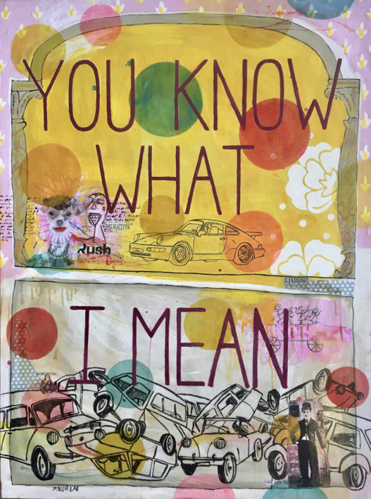 You Know What I Mean |Collage de María Burgaz | Compra arte en Flecha.es