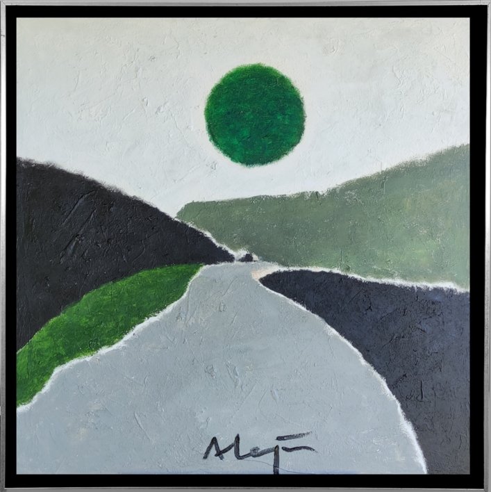 Moondance (homenaje a Staël) |Pintura de ALEJOS | Compra arte en Flecha.es