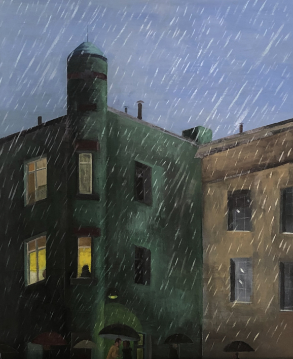 Día de lluvia |Pintura de Susana Mata | Compra arte en Flecha.es