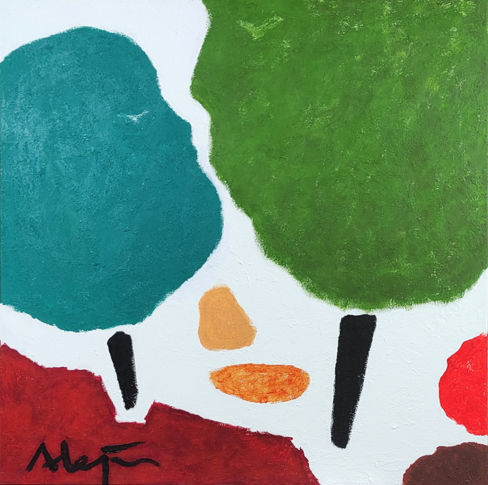 Layla y Majnún | Pintura de ALEJOS | Compra arte en Flecha.es