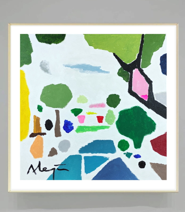 Camino a la cantera | Pintura de ALEJOS | Compra arte en Flecha.es