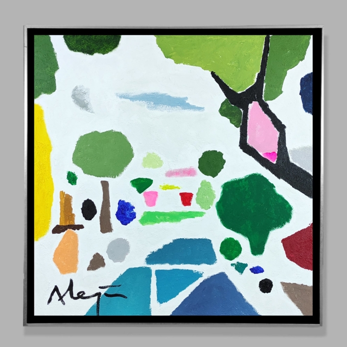 Camino a la cantera | Pintura de ALEJOS | Compra arte en Flecha.es