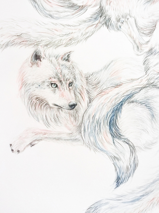 Tortura a 90° | Dibujo de Ana Minerva | Compra arte en Flecha.es