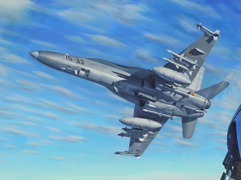 Blindando el Aire | Pintura de Javier Ramos Julián | Compra arte en Flecha.es