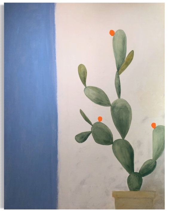 "Puerta azul nº1" |Dibujo de Rocio Ramos Marsal | Compra arte en Flecha.es