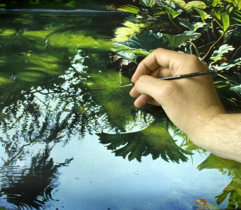 Jardines de Aiete. | Pintura de Javier Ramos Julián | Compra arte en Flecha.es